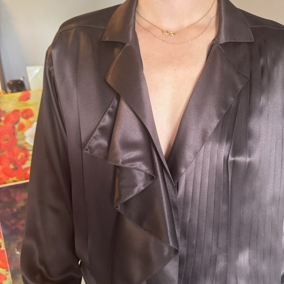 Vintage Gianfranco Ferre Silk Blouse - Picture 4 of 9